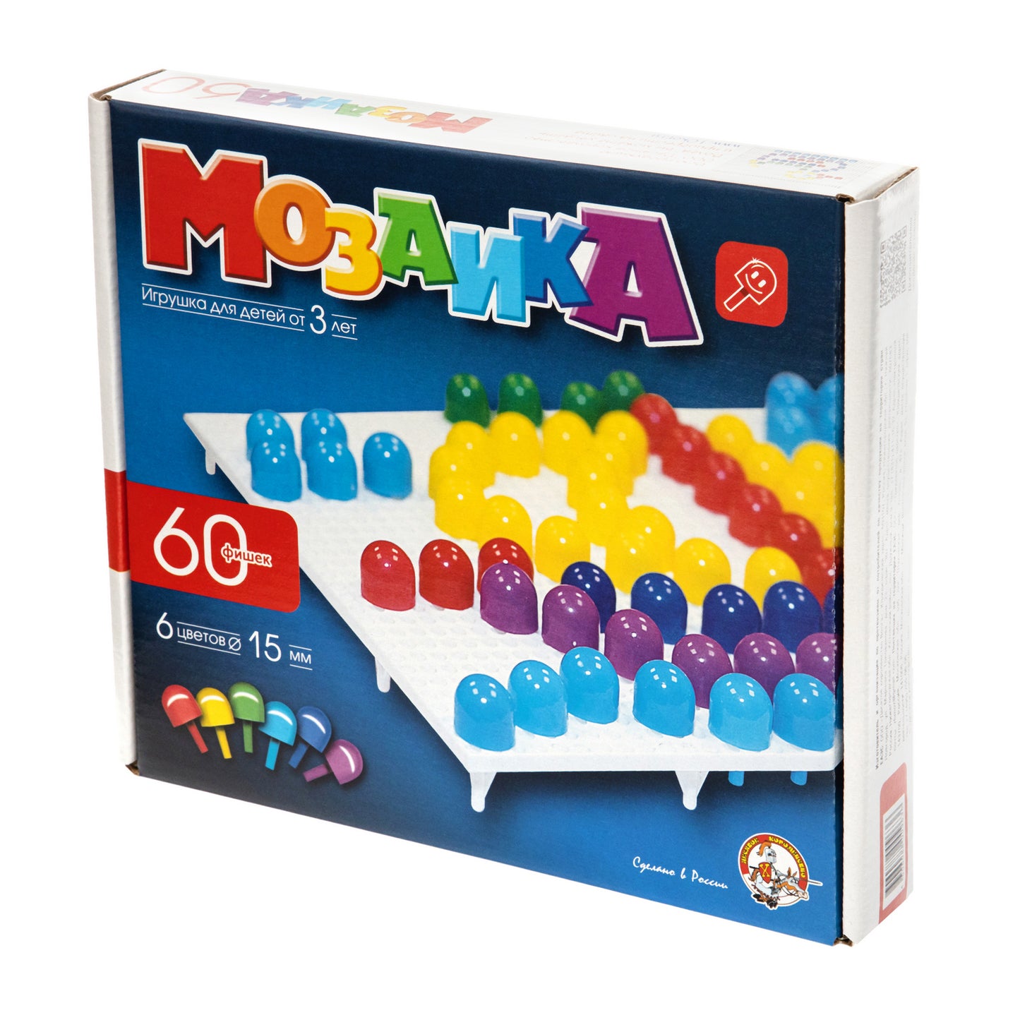 Мозаика d15/6 цв/60 эл/1 поле арт.00963