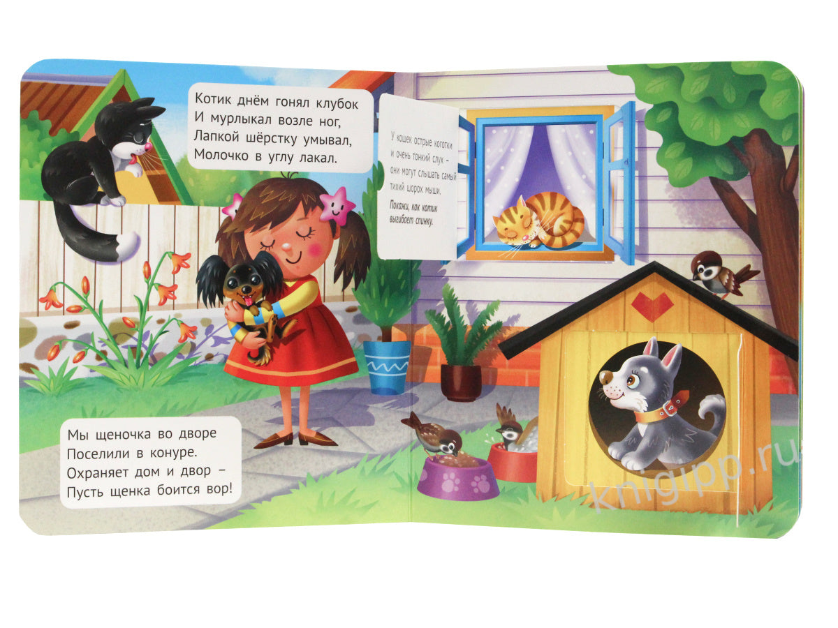 КНИЖКА С ОКОШКАМИ ДЛЯ МАЛЫШЕЙ 160х190. ФЕРМА