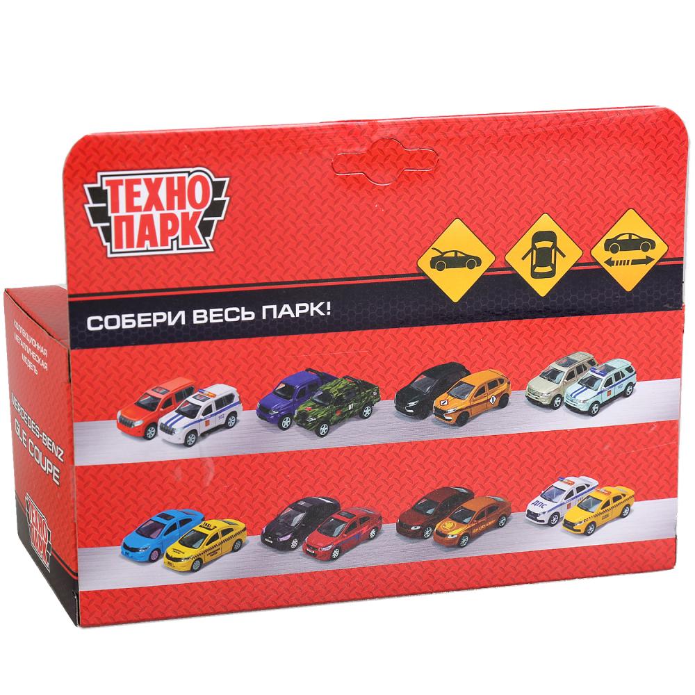 ТМ Технопарк. Машина металл "MERCEDES-BENZ GLE COUPE SPORT" 12см, открывающаяся. двери, инерц. в кор.2*36шт