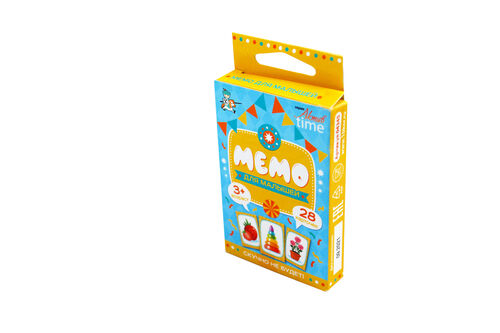Игра настольная "МЕМО" для малышей. Серия АКТИВ time
