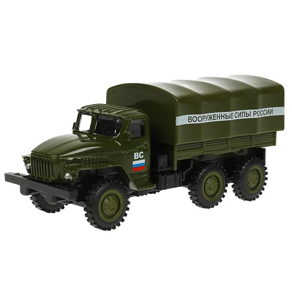 Machine métallique USU 4320 БОРТОВОЙ 12 см, инерц., съемный тент, зеленый, кор. Parc technologique dans le cor.2*96шт