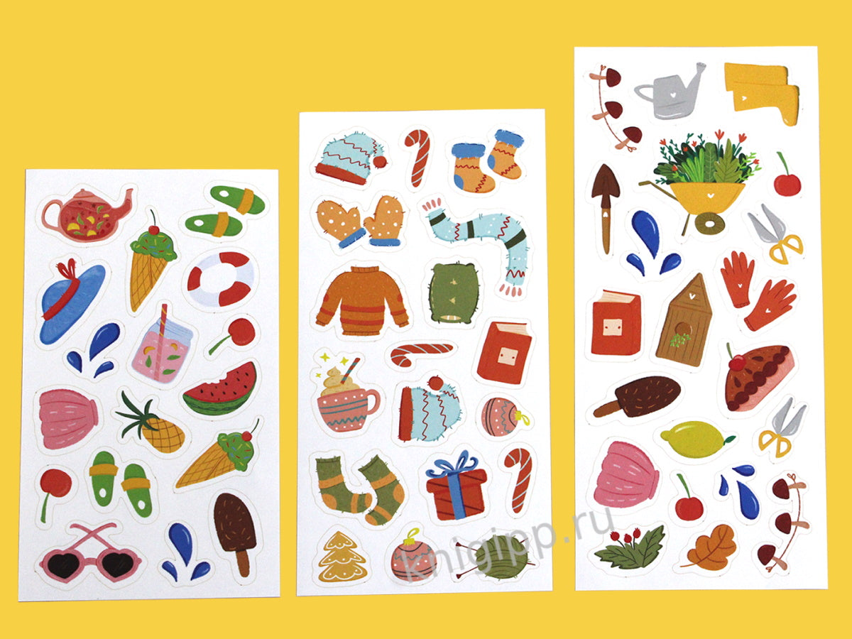 НАБОР НАКЛЕЕК. SAISONS CONFORTABLES