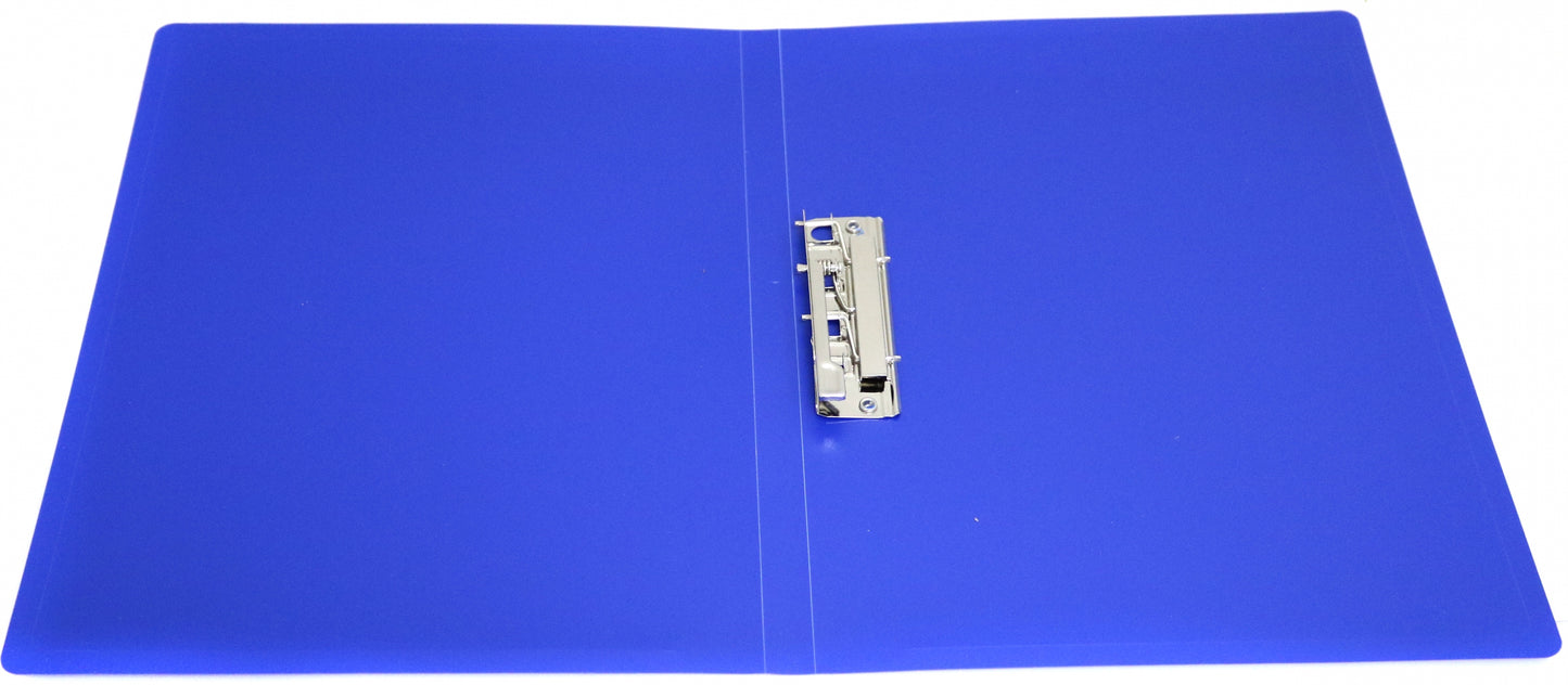 Папка с метал.зажим A4 пластик синий, PZ05CBLUE