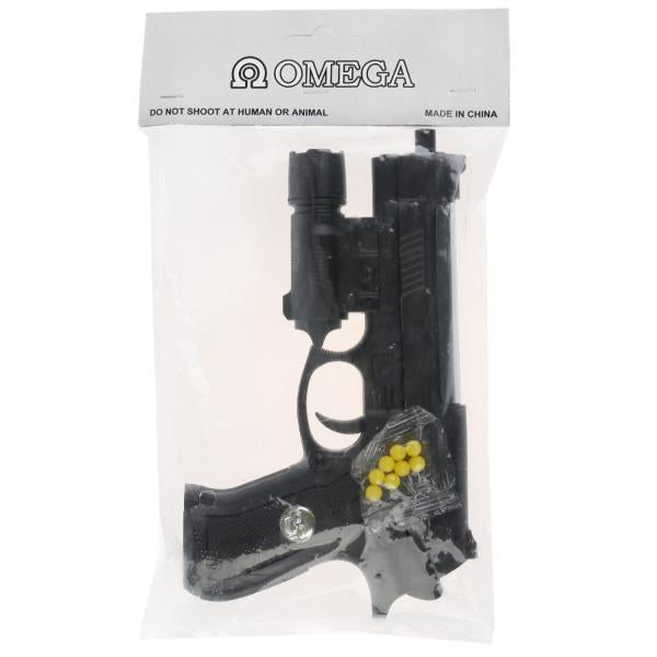 Пистолет (п) с лазером. прицелом в упаковке. в кор.2*120шт