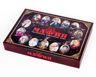 2620 Игра настольная карточная "Мафия" (с масками)
