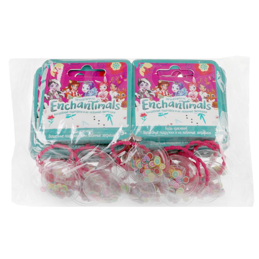 Акс-ры д/девочек ЭНЧЕНТИМАЛС резинки для волос с украш. fruits, 2шт МИЛАЯ ЛЕДИ уп-10шт в кор.100уп