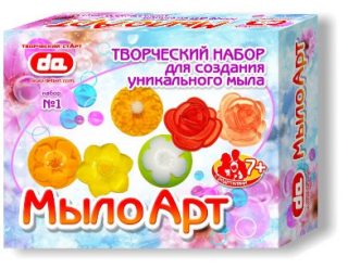 НАБОР МЫЛО АРТ "ЦВЕТЫ" в кор.10шт