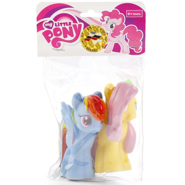 НАБОР ИЗ 2-Х ИГРУШЕК ДЛЯ КУПАНИЯ "ИГРАЕМ ВМЕСТЕ" MON PETIT PONEY, В АССОРТ. В ПАК. dans le cor.4*18наб