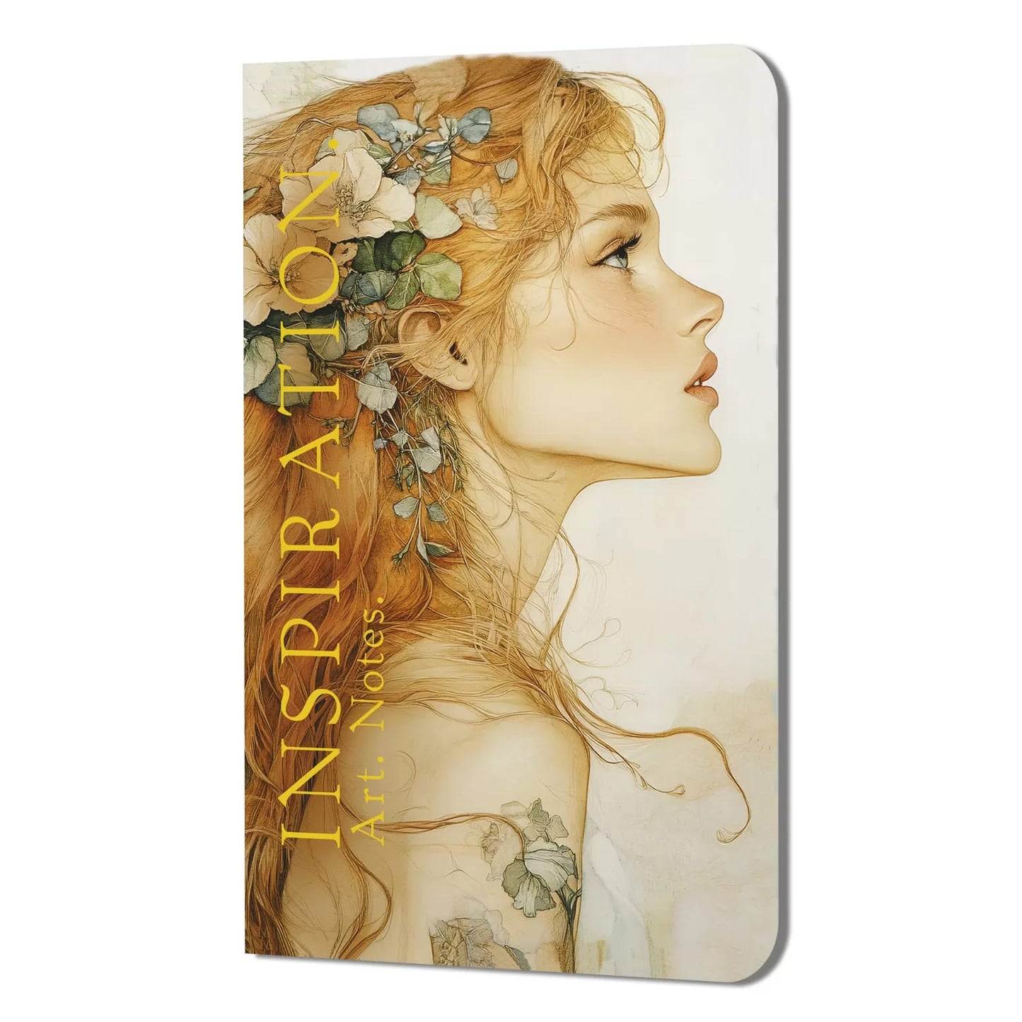 Блокнот Inspiration.Art.Notes.Россетти (девушка с цветами в волосах)