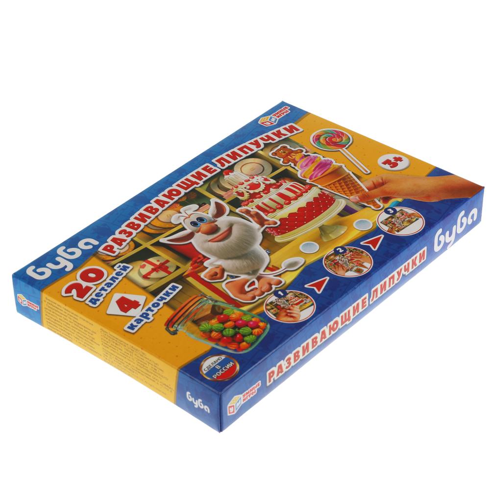 Буба. Игра с липучками в коробке. Умные игры в кор.20шт