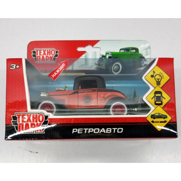 Rétro 12 cm, свет-звук, открыв. двери, инерц., цвет в ассорт. en Russie. cor. Parc technologique dans le cor.2*60шт