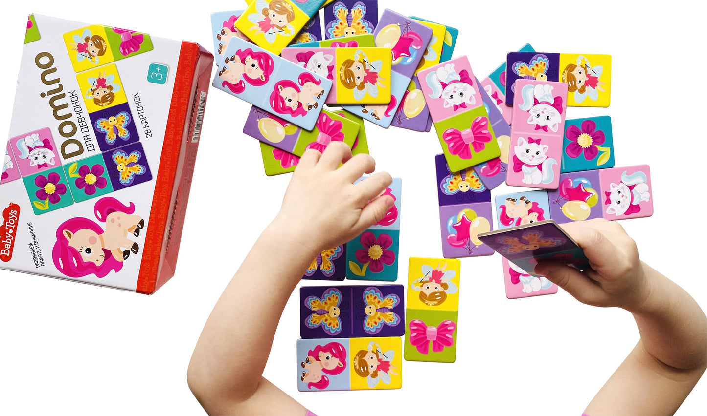 Домино "Для девчонок" Baby Toys