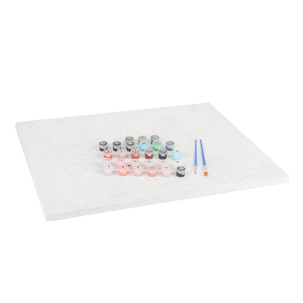 Холст по номерам 40*50 см котики МУЛЬТИ АРТ в кор.24шт