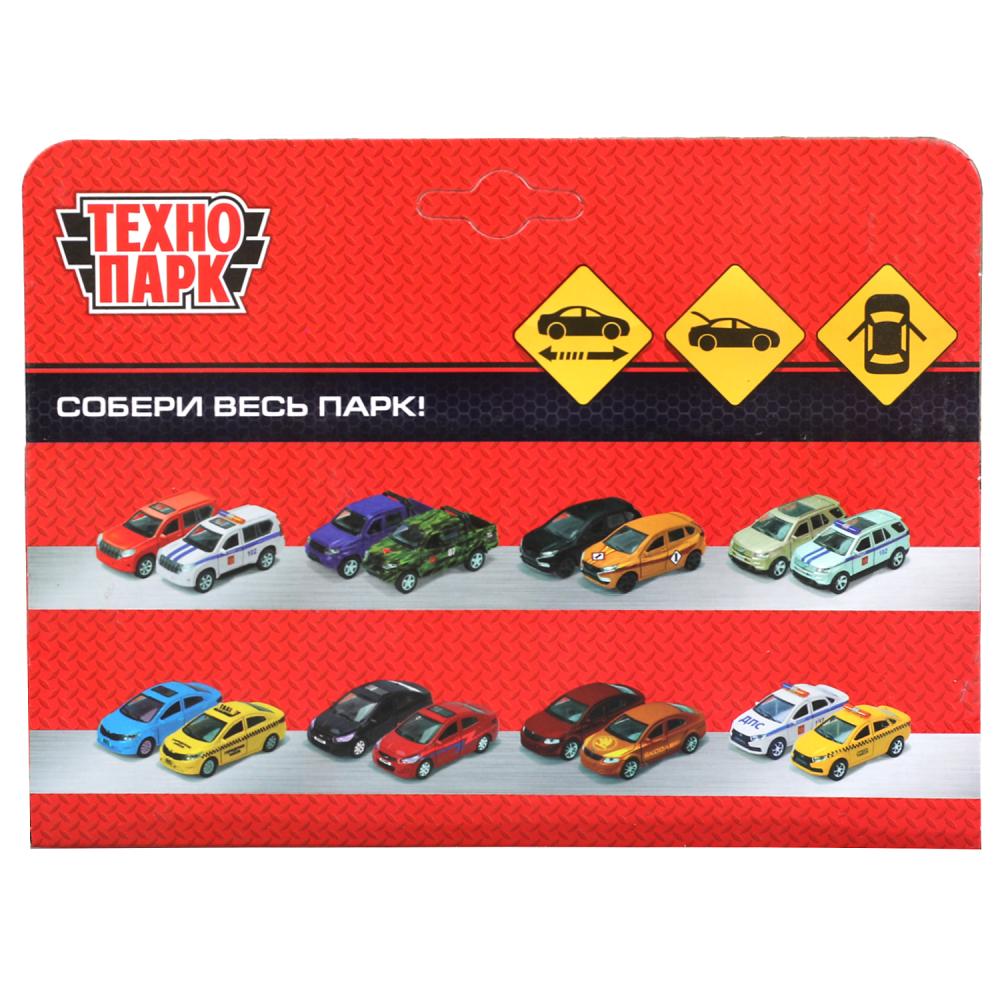 Машина металл TOYOTA COROLLA ПОЛИТИЯ, длина 12см, открыв. двери, инерц. Технопарк на русс. кор.2*36шт