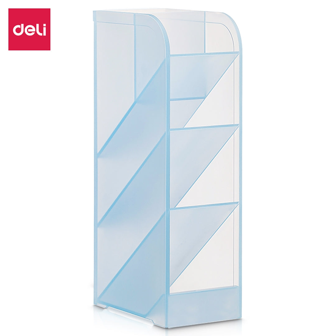 Подставка д/пиш.принад. 5отд синяя,8932Blue