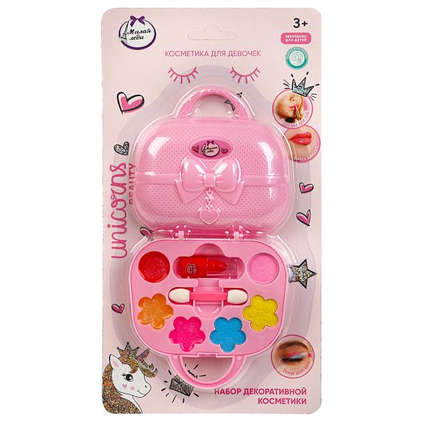 Косметика ДЛЯ ДЕВОЧЕК тени для век, блес, помада МИЛАЯ ЛЕДИ в кор.2*144шт