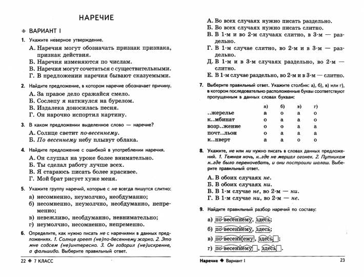 Testez votre pays. языку 7кл
