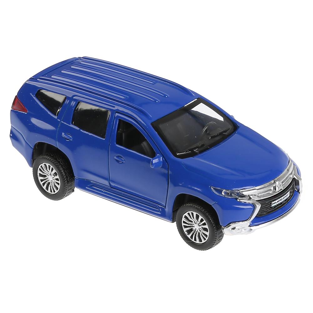 Машина металл "MITSUBISHI PAJERO SPORT" 12см, открыв двери, инерц, синий в кор Технопарк в кор2*36шт