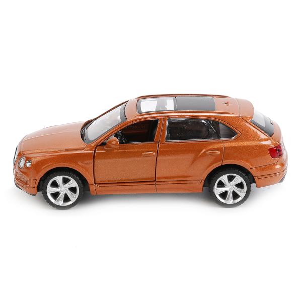 МАШИНА "ТЕХНОПАРК" МЕТАЛЛ. ИНЕРЦ. BENTLEY BENTAYGA, 1:45, ОТКРЫВ. ДВЕРИ, В РУСС. КОР. в кор.2*36шт