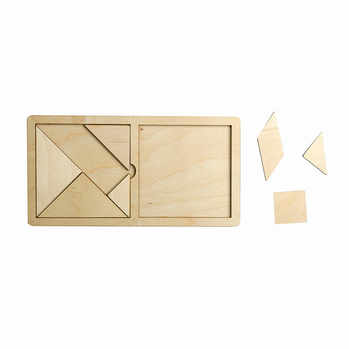 Игра-головоломка деревянная "Танграм" (большая)