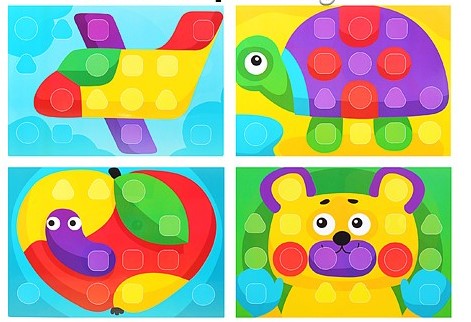 Мозаика для малышей в чемодане "Котик" d4,5/32 эл Baby Toys в кор.8шт