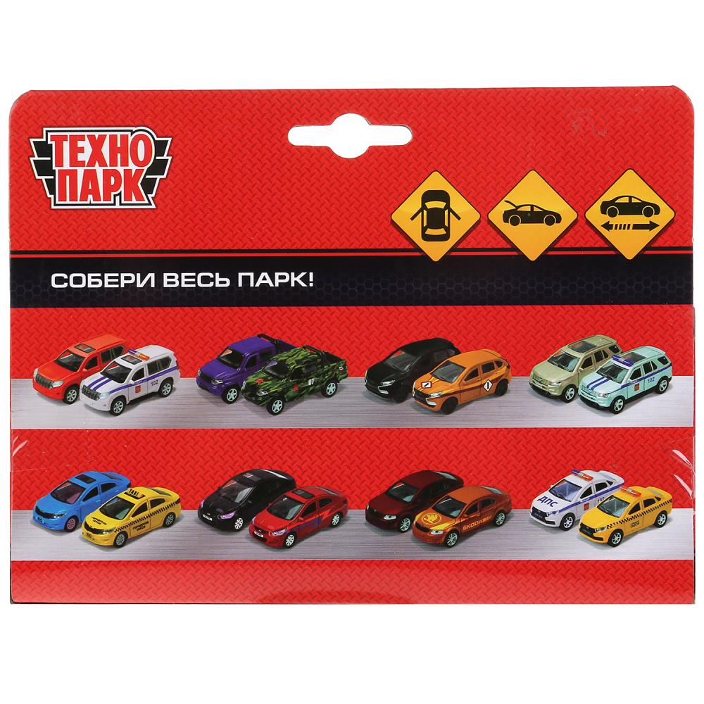 Машина металл "TOYOTA CAMRY", длина 12см, открыв. двери, инерц., белый в кор. Технопарк в кор.2*36шт