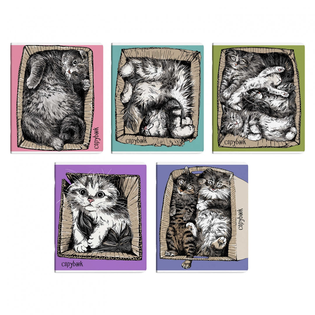 Тетрадь 48л,ЖИЗНЬ КОТОВ,ассортимент,59112