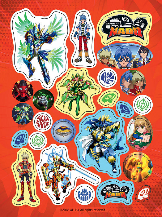 Инфинити Надо. 100 наклеек (синяя). TM Infinity Nado