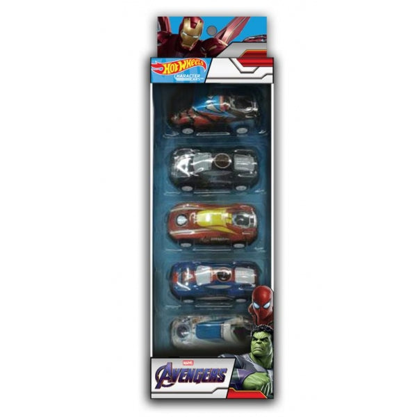 Machine en métal ROAD RACING pour super-héros 7 cm, 5 pièces, dans un assortiment, couleur. Parc technologique dans le cor.2*108наб