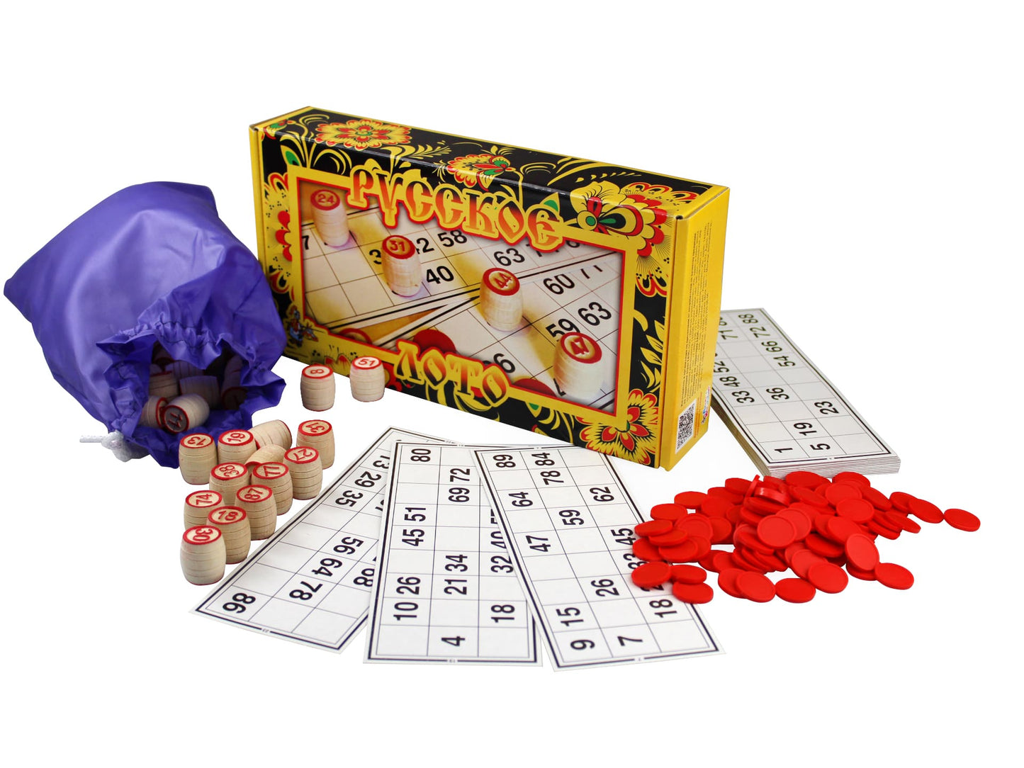 НАСТОЛЬНАЯ ИГРА "РУССКОЕ ЛОТО" в кор.10шт