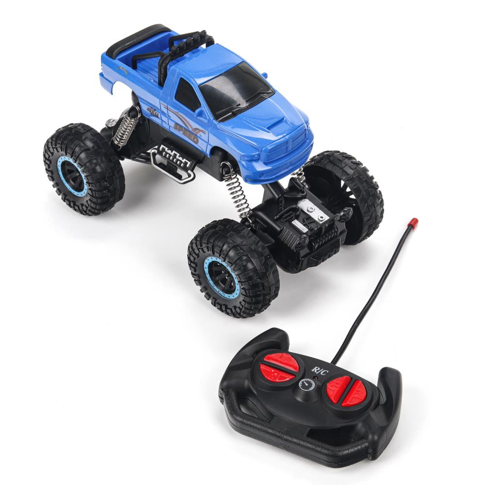 Машина р/у Хот Вилс ВНЕДОРОЖНИК, 24 см, 4 направления, синий, кор. - в кор.2*18шт