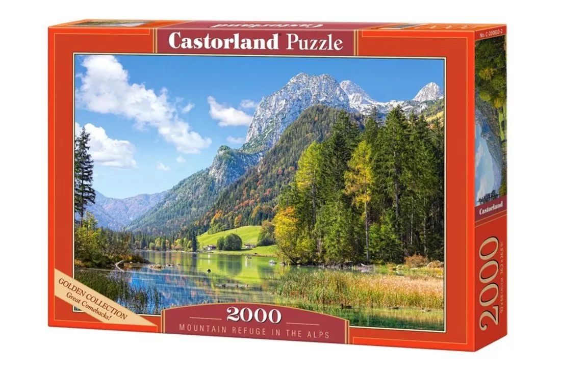Castorland. Пазл 2000 арт.C-200832 "Озеро в Альпах"
