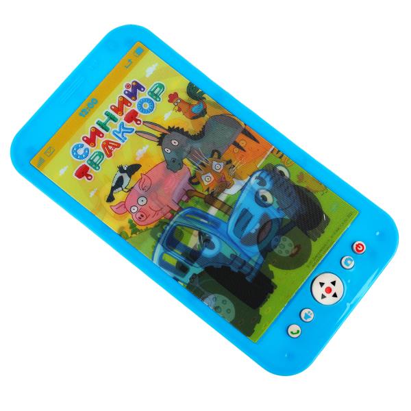 Mon premier téléphone СИНИЙ ТРАКТОР 20 песен,звуков.голографический экран.blist.bat. Умка в кор.2*180шт