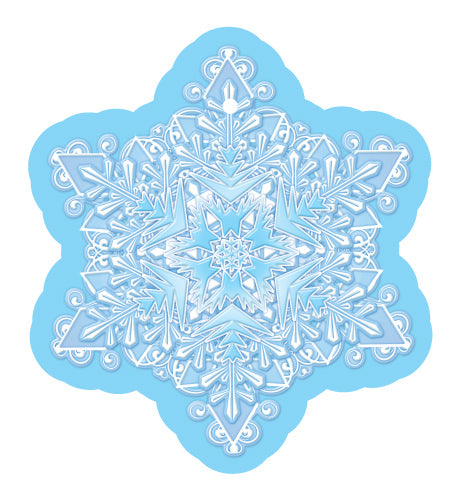 М-16586 Вырубная фигурка. Снежинка. Двухсторонняя - группа Снежинки