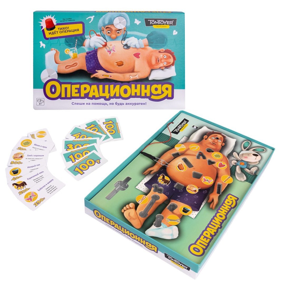 Игра электронная настольная "Операция" (TomToyer)