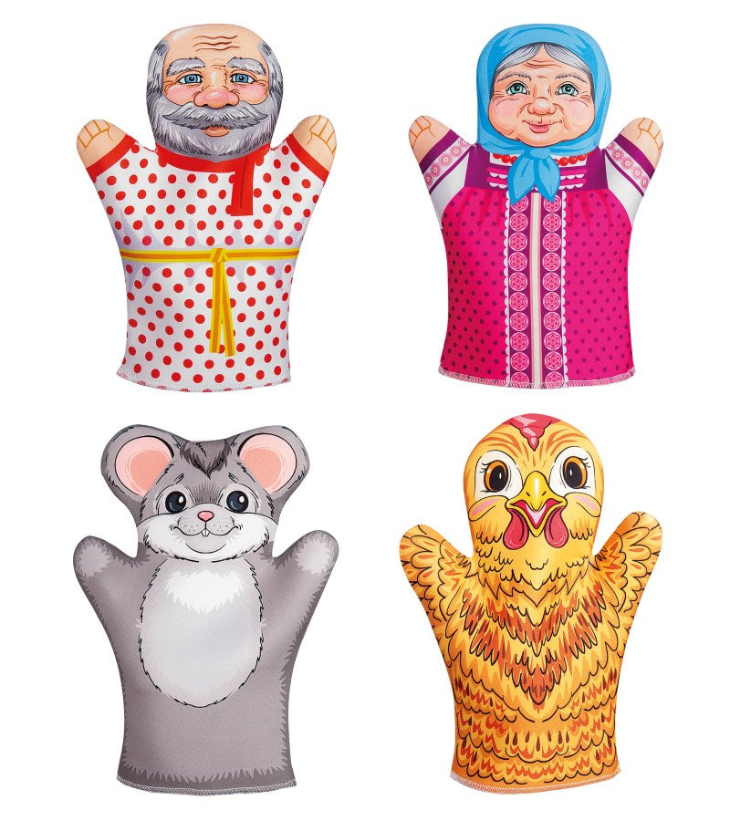 Théâtre domestique "Курочка Ряба" (4 pièces)