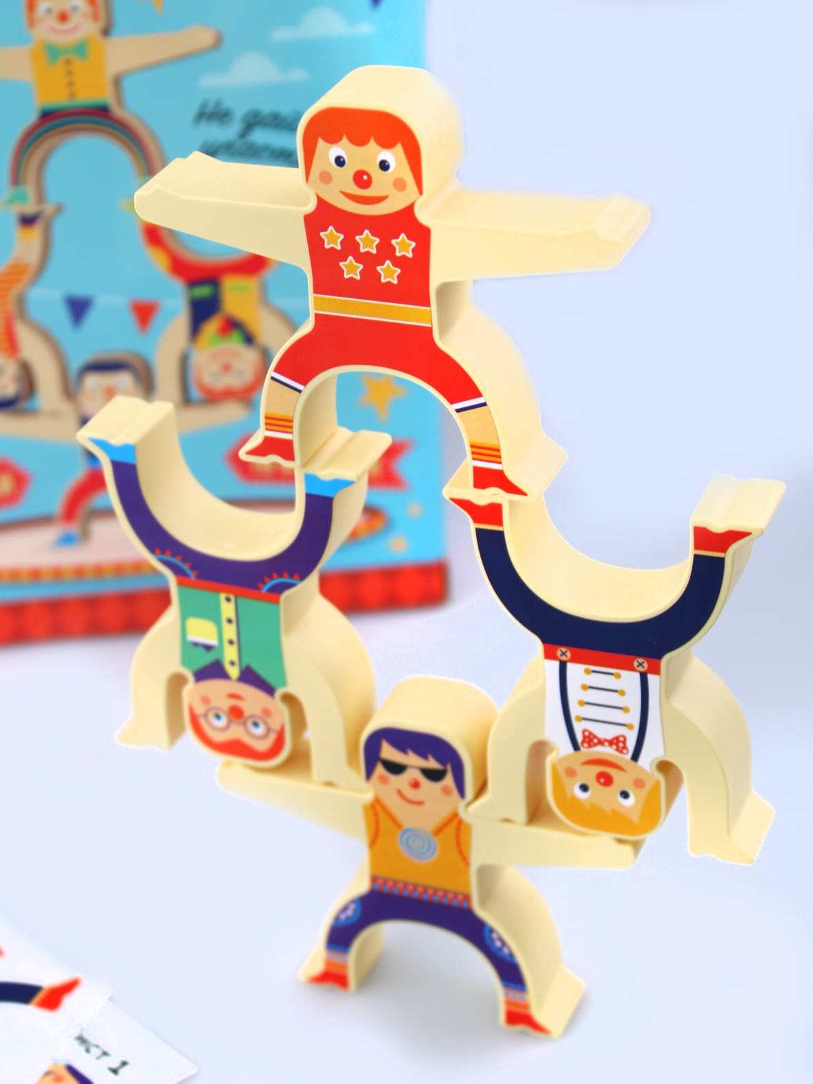 Игра настольная "Акробаты" серия Baby Toys Games 16 шт.