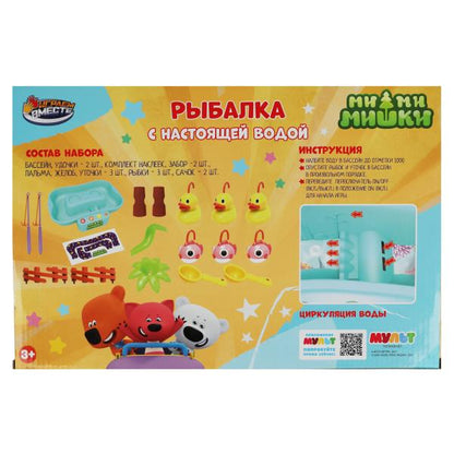 Игра рыбалка Ми-ми-мишки свет-звук, с водой, кор.37,5*25*7,3см ИГРАЕМ ВМЕСТЕ в кор.2*18шт