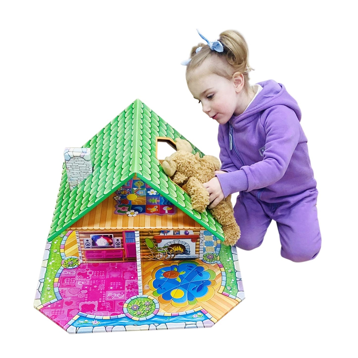 Кукольный домик быстрой сборки "Шале" Серия Наборы для творчества Dream House