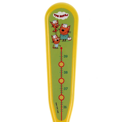 Музыкальный градусник Три Кота 20 фраз,песен.блист.бат. Умка в кор.96шт