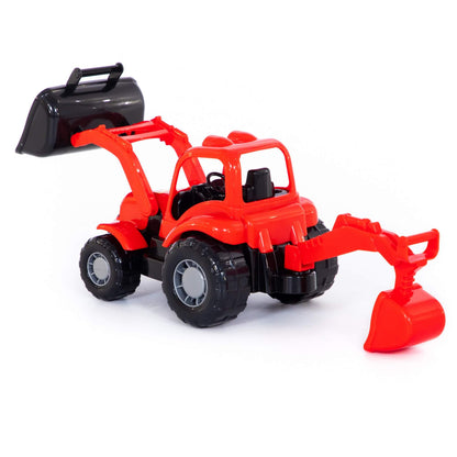 "Крепыш", трактор-экскаватор 280х130х165, уп.сеточка