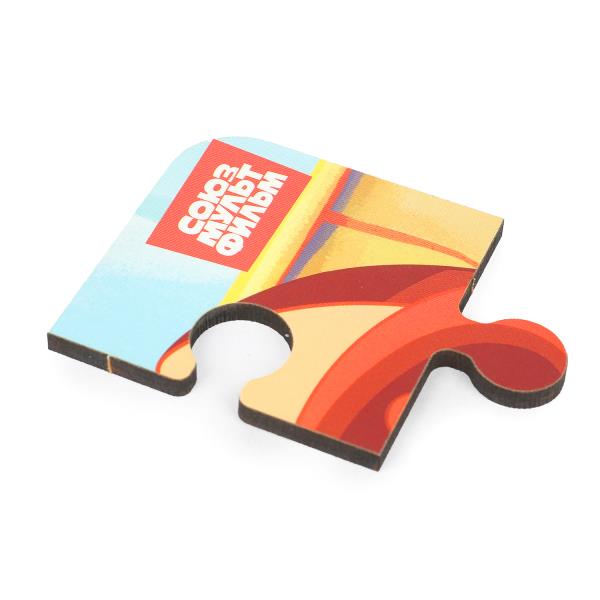 Игрушка деревянная пазл 15*15 см. СОЮЗМУЛЬТФИЛЬМ терм. пакет Буратино в кор.20шт