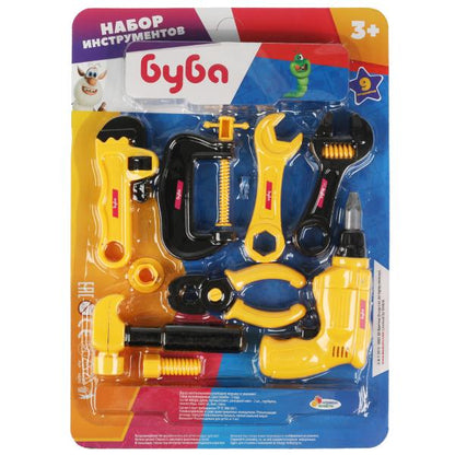 Набор инструментов БУБА бlist.26,5*21,5*4см ИГРАЕМ ВМЕСТЕ в кор.2*30шт