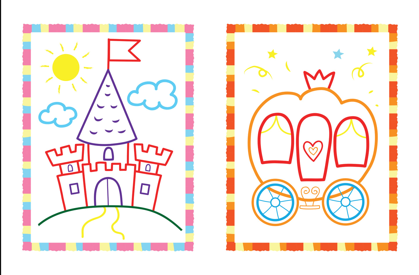 Первое волшебство:книжка-раскраска