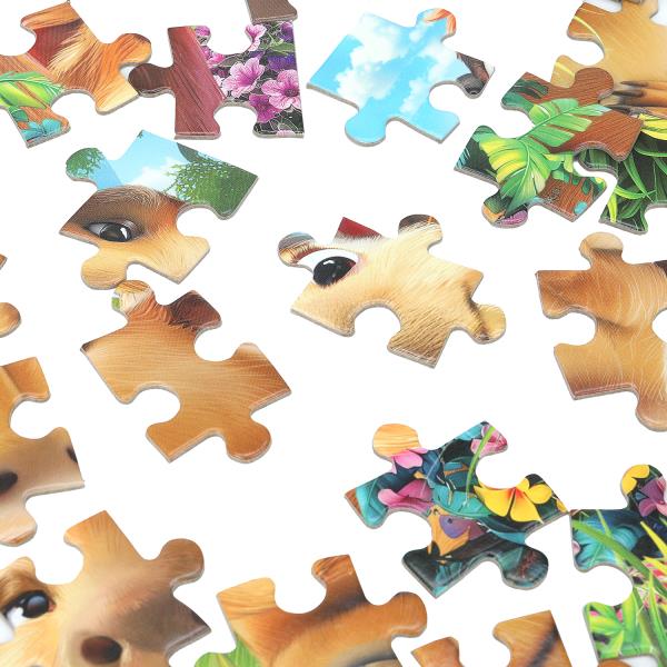 Милые друзья. Пазлы в коробке 104 детали. 190х141х35 мм. Умные игры. в кор.24шт