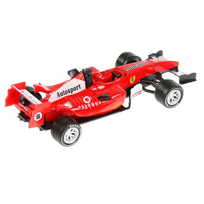 Machine métallique "supercar ф-1", dline 14cm, звук, инерция, красный в кор. Parc technologique dans le cor.2*36шт