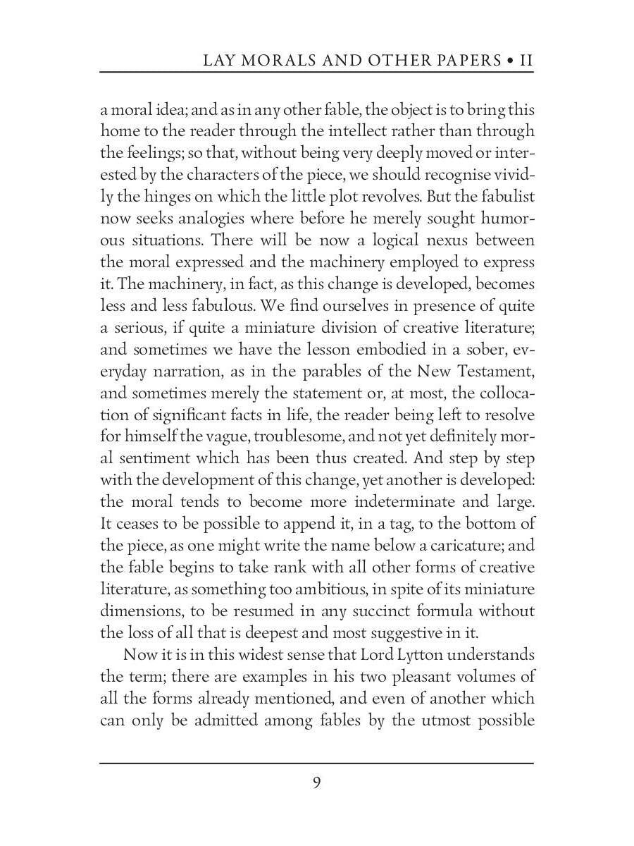 Lay Morals and Other Papers II = Коллекция эссе: на англ.яз