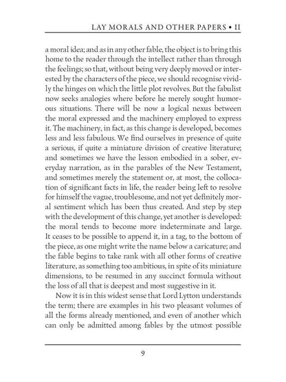 Lay Morals and Other Papers II = Коллекция эссе: на англ.яз