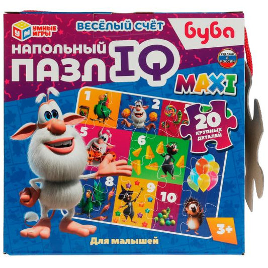 Très bien. Bouba. Напольный пазл QI max. 160х160х160мм. Умные игры в кор.18шт