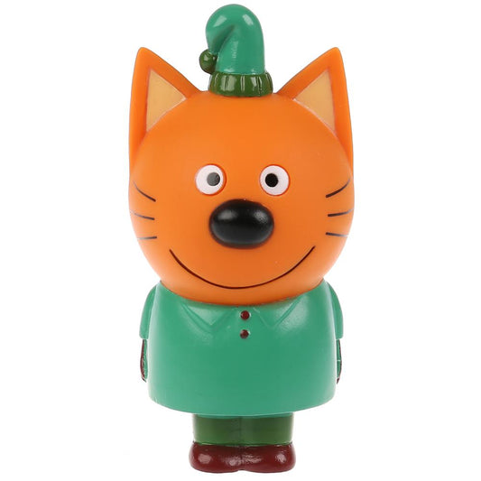 ИГРУШКА ПЛАСТИЗОЛЬ ДЛЯ ВАННЫ "КАПИТОШКА" Три Кота. Компот в сетке (рус. уп.) в кор.100шт